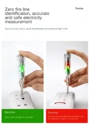 The voltage resistance of digital display test pen with illumination is 12-250V V.