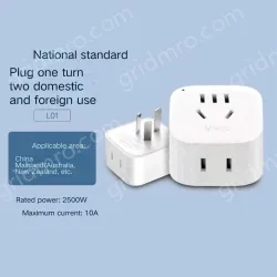 L01 national standard plug one to two