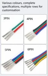 LED light connecting cable 16AWG*2 and (26/0.14TS)