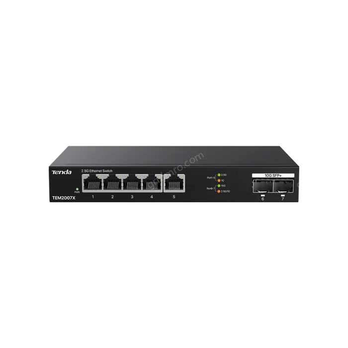 5-Port 2.5G Ethernet Switch With 2*10G SFP+ Slots