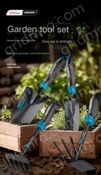 Gardening five-tooth harrow