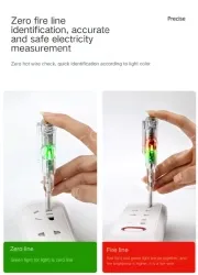 High-brightness colored light measuring pen 24-250V