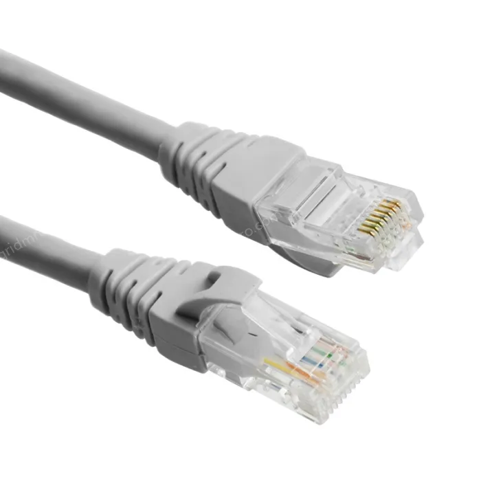 CAT5e network cable computer broadband router 8-core twisted pair network cable 5m Offwhite Aluminum-magnesium wire