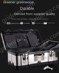 High-end 22 inch stainless steel tool box