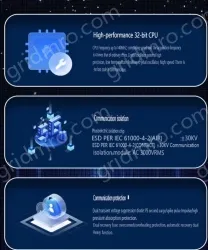 RS485 isolated 16-bit analog acquisition moduleNon-isolated RS485 0-5V 18 channel