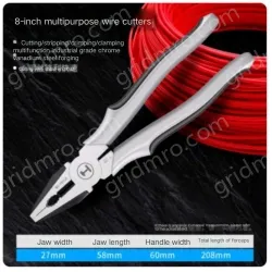 Quality Manufacturing 8 inch multi-function vise