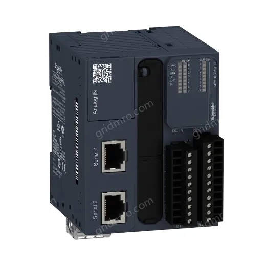 TM221M16R logic controller, Modicon M221, 16 IO, relay