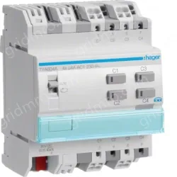 Output module 6x 4A /230V~, KNX