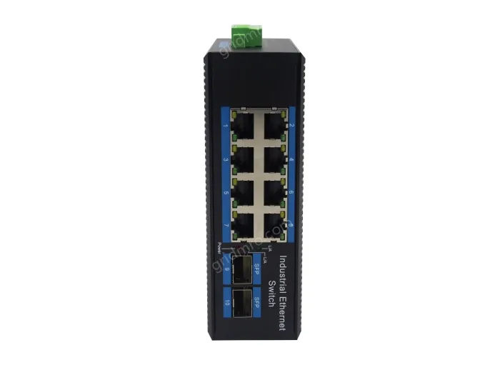 Unmanaged 8 Gigabit Electrical + 2 Gigabit SFP Industrial Ethernet Switch