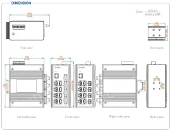 UOTEK 12-Port Full Gigabit Managed Ethernet Switch