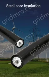 Steel core insulated wire 10KV3.4 thickness*JKLGYJ-25/4