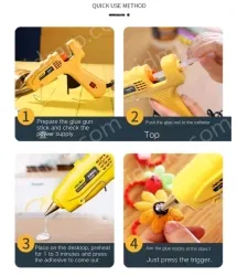 20W luxury glue gun + 30 glue sticks