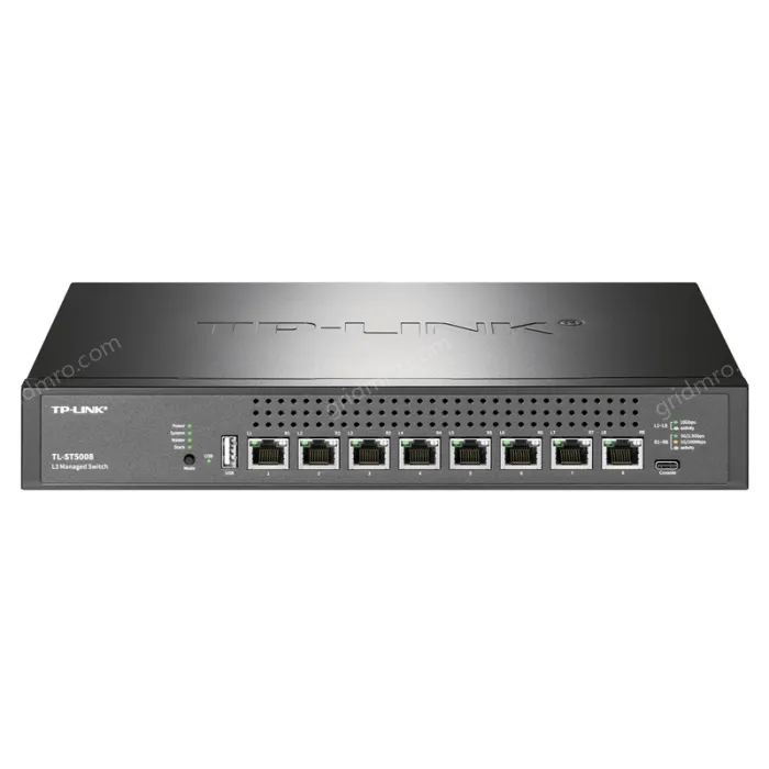8 port Full 10 Gigabit Layer 3 network management switches
