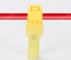 T3 yellow 2-4 square cord-T-type no-break wire terminal