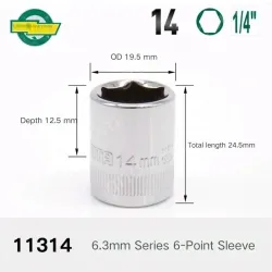 Dumbo-14mm-6.3mm series 1/4-11314